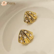 Pearl Shell Anti tarnish earrings for women