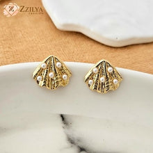 Pearl Shell Anti tarnish earrings for women