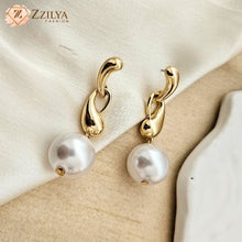 Pearl drop Anti Tarnish earrings for women