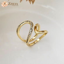 Infinity anti tarnish rings for women