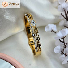 Evil eye anti tarnish bracelet