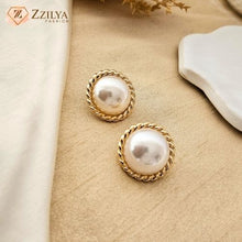 Pearl stud korean earrings