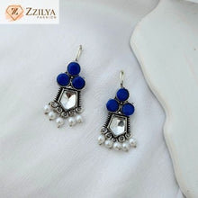 Trendy Blue Jhumka earrings