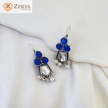 Trendy Blue Jhumka earrings