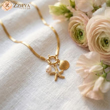 Starfish Charms 18K Gold Plated Anti Tarnish Necklace