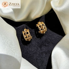 Catchy hoops korean earrings