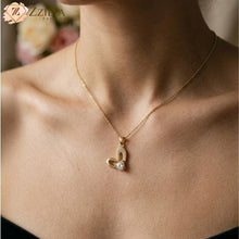 Studded heart anti tarnish necklace
