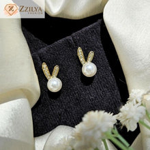 Bunny Pearl korean earrings