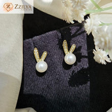 Bunny Pearl korean earrings