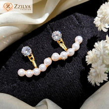 Pearl studded korean earrings under 100