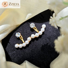 Pearl studded korean earrings under 100