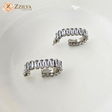 Studded Hoops korean earrings design