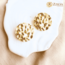 Golden Disc Earrings