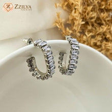 Studded Hoops korean earrings design