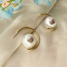 Pearl hoops anti tarnish
