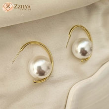 Pearl hoops anti tarnish