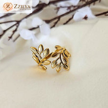 Olive love anti tarnish gold rings