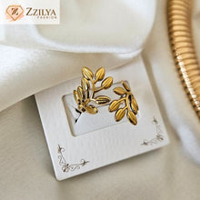 Olive love anti tarnish gold rings