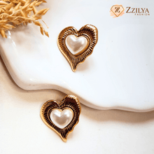Golden Love 18 K Gold Plated Earrings