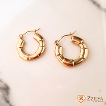 Anti Tarnish Everyday Golden Hoops Earrings