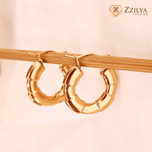 Anti Tarnish Everyday Golden Hoops Earrings