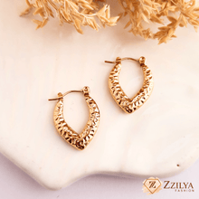 Stainless Steel Golden Hoops
