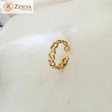 Love band anti tarnish rings