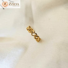 Love band anti tarnish rings