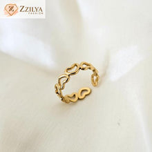 Love band anti tarnish rings