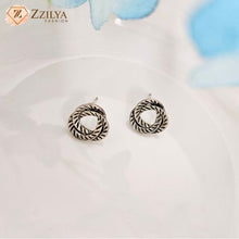 Silver Knot Studs