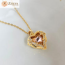 Heart Anti Tarnish Studded neckpiece