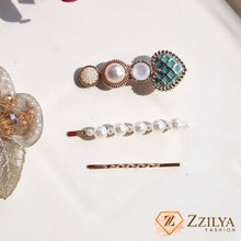 Green Elegance Kids Hair Clips