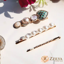 Green Elegance Kids Hair Clips