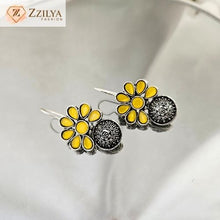 Yellow Ethnic Earrings