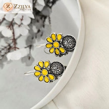 Yellow Ethnic Earrings