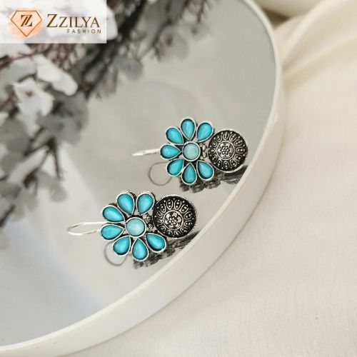 Turquoise Bloom Earrings