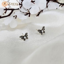 Silver Butterfly Stud earrings