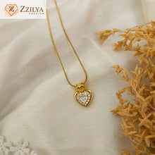 Heart anti tarnish necklace