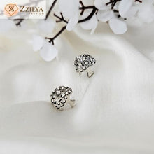 Silver Tree Stud Earrings