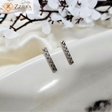 Silver drop Earrings