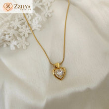 Heart anti tarnish necklace
