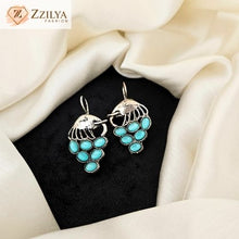 Awe oxidised earrings multicolor