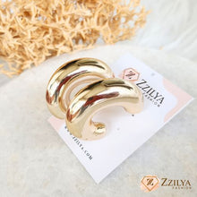 Majestic Gold hoops earrings anti tarnish