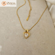 Heart anti tarnish necklace