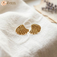Shell love waterproof anti-tarnish earring Zzilya Fashion