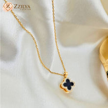 Love anti tarnish stone neckpiece