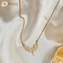 Fairy anti tarnish stone neckpiece