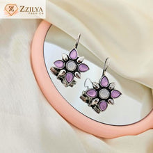 Lavender Petal Earrings