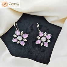 Lavender Petal Earrings