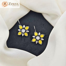 Yellow Petal Earrings